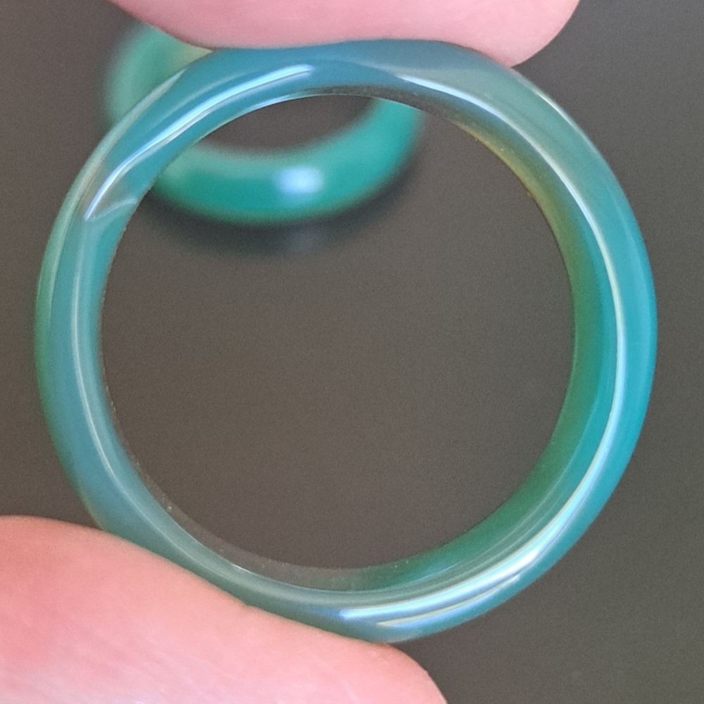 Green Jade Rings - Picture 2 of 2
